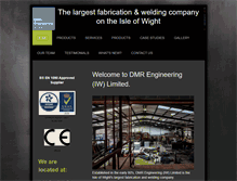 Tablet Screenshot of dmrengineeringiw.co.uk
